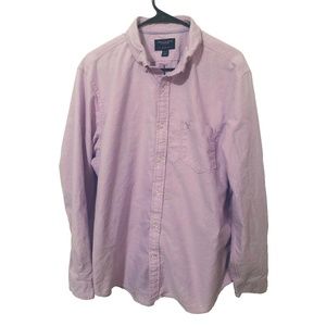 American Eagle Purple Slim Fit Button Down